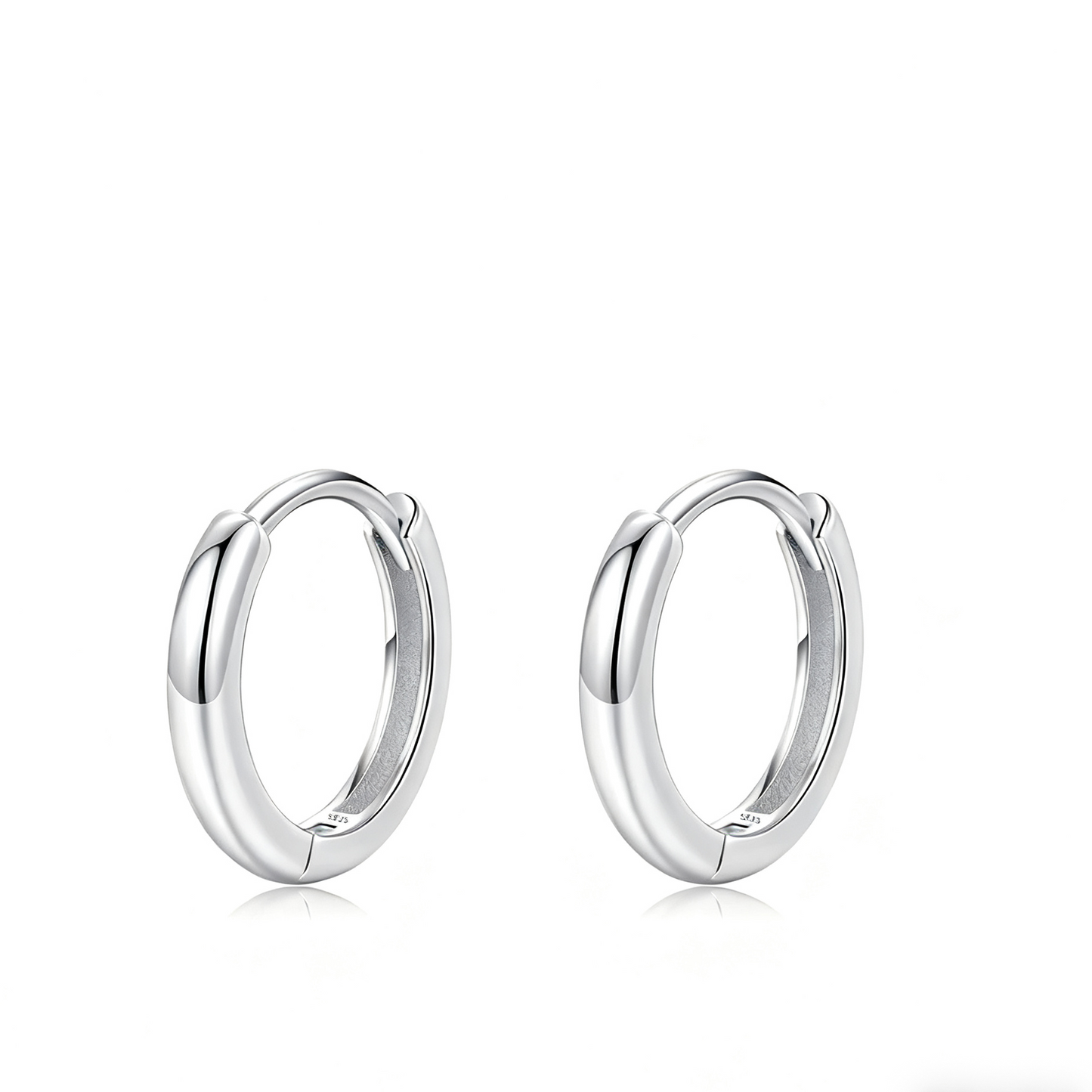 925 STERLING SILVER MINIMAL HOOPS
