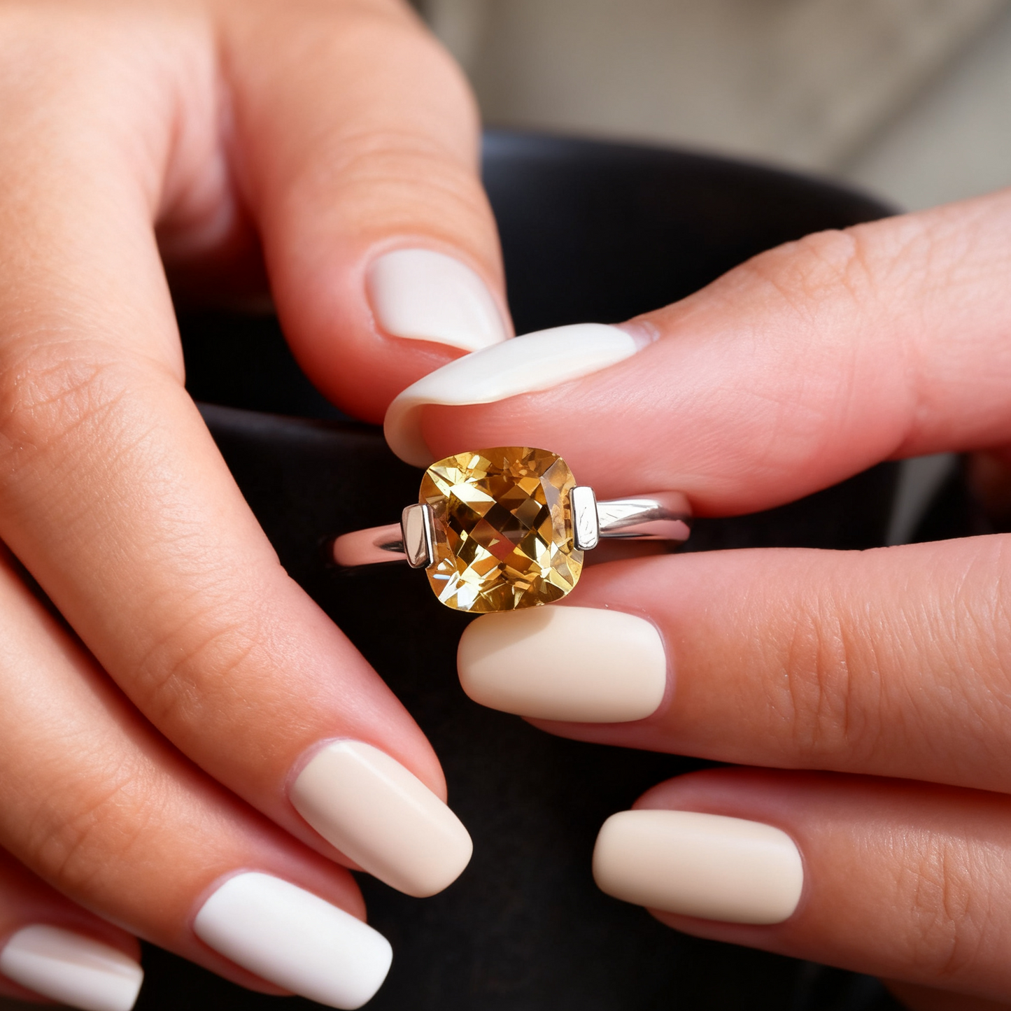 Natural Citrine Ring