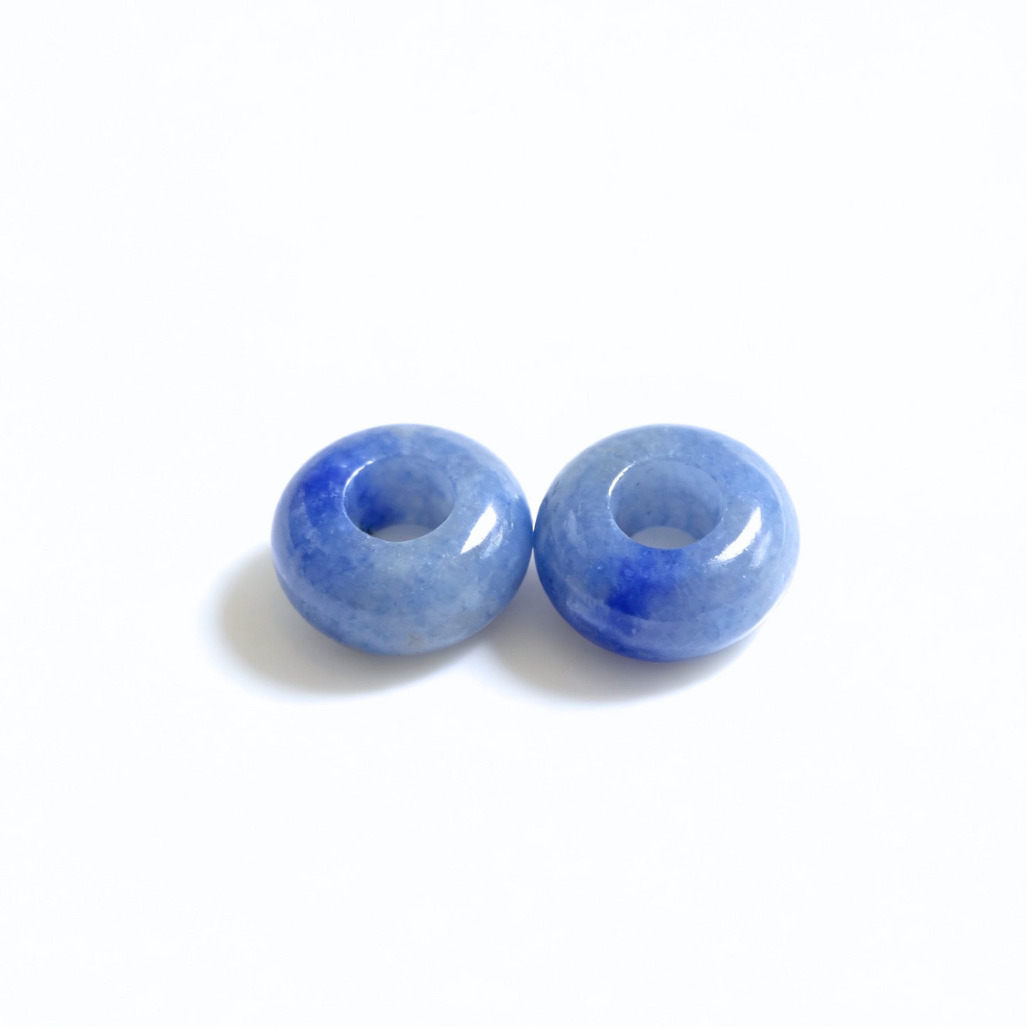 NATURAL GEMSTONE DONUT CHARMS