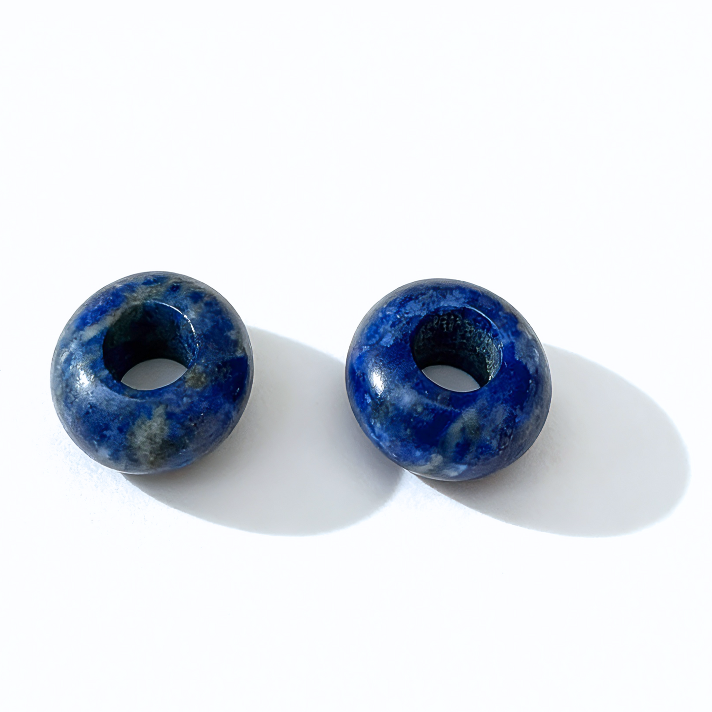 NATURAL GEMSTONE DONUT CHARMS