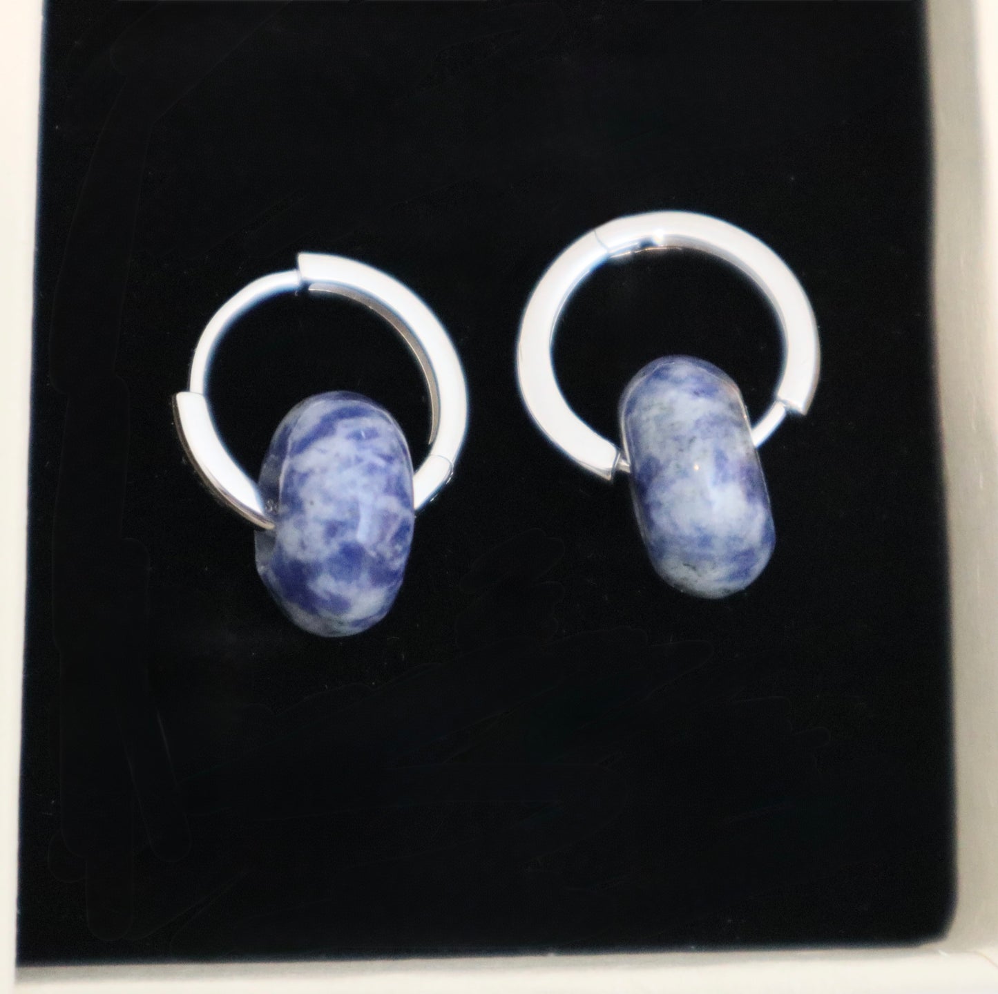 NATURAL GEMSTONE DONUT CHARMS