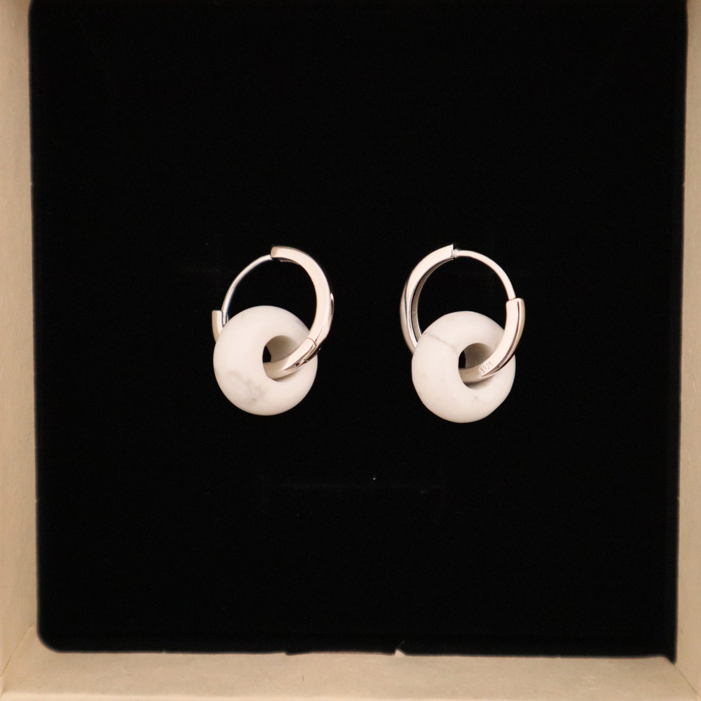 NATURAL GEMSTONE DONUT CHARMS