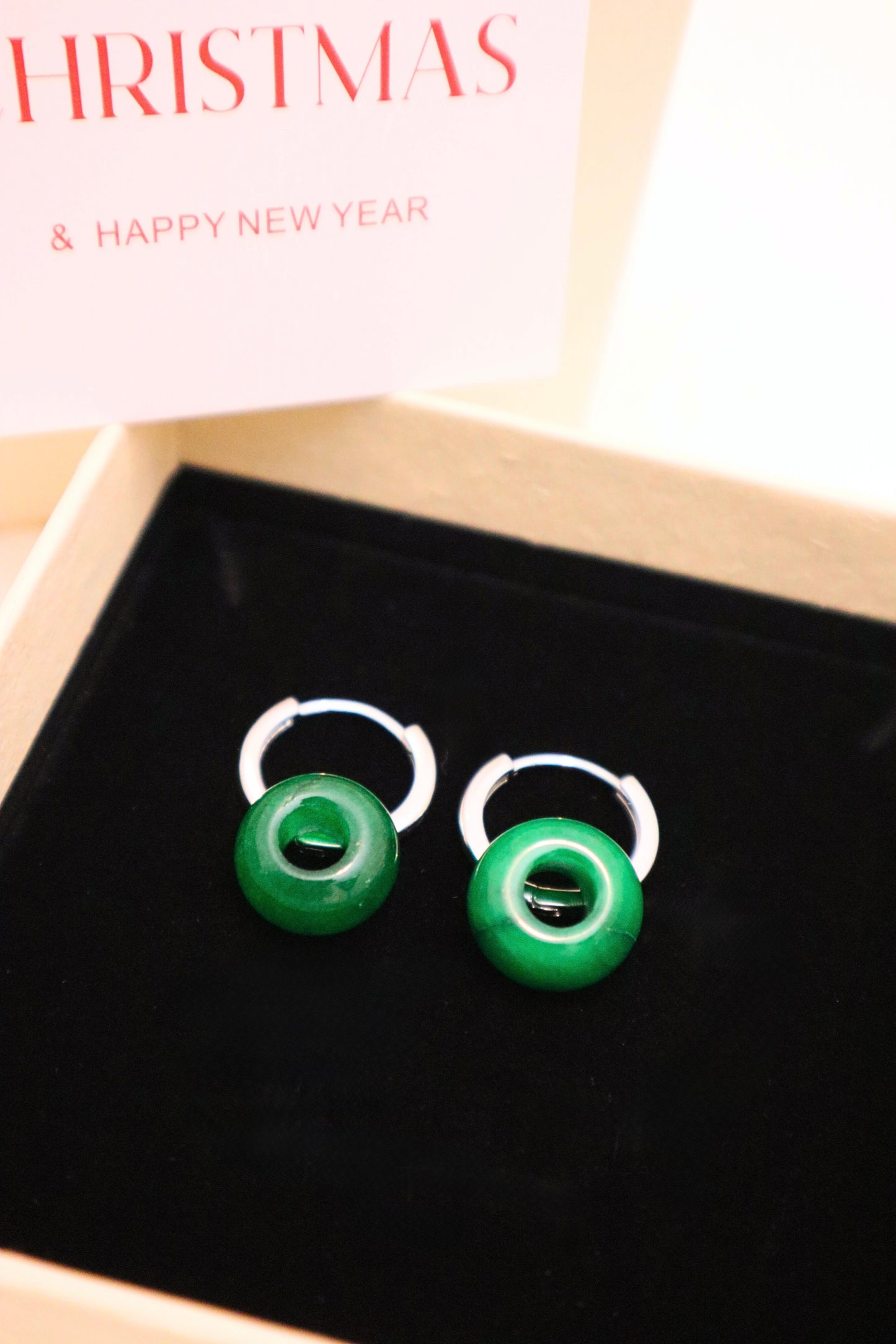 NATURAL GEMSTONE DONUT CHARMS