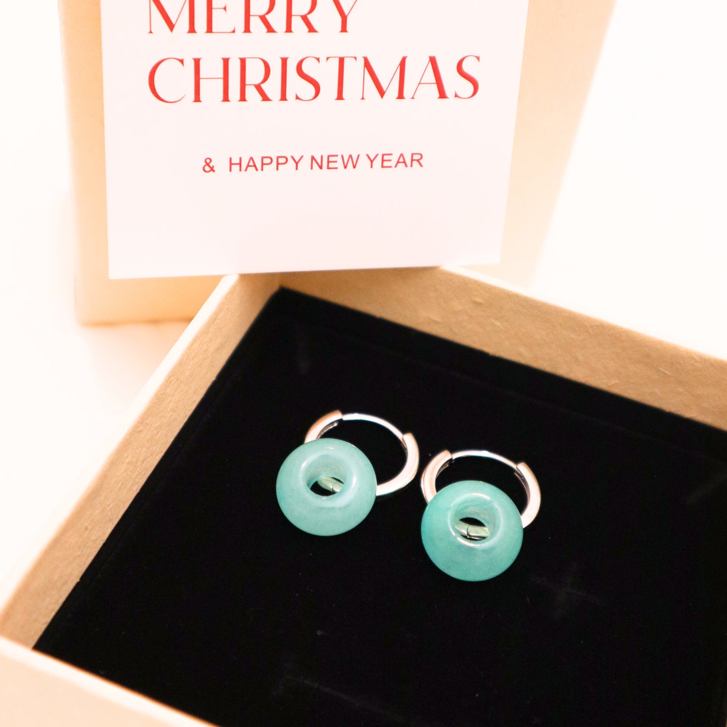 NATURAL GEMSTONE DONUT CHARMS