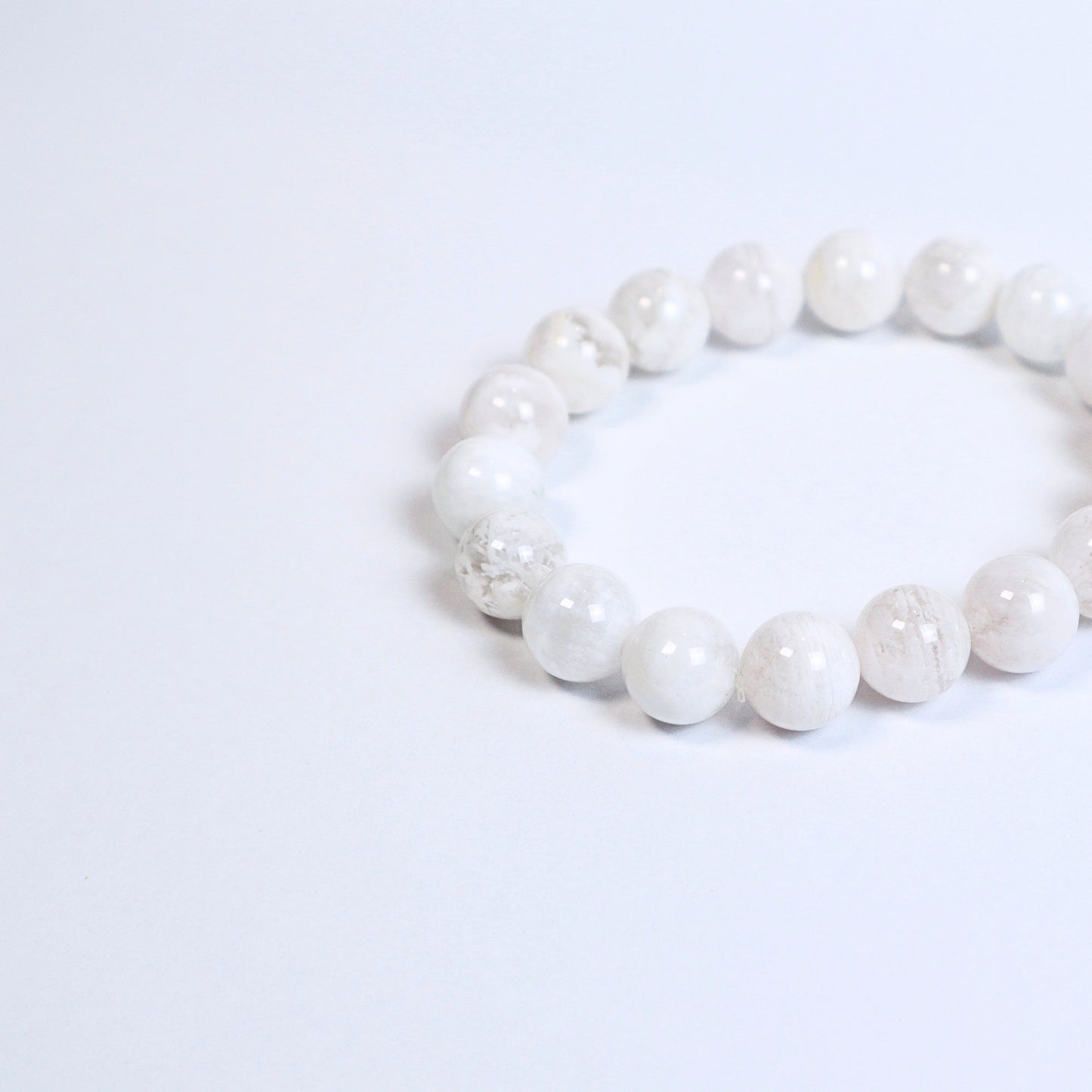 Snowflake Obsidian Bracelet