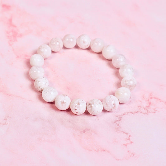 Snowflake Obsidian Bracelet